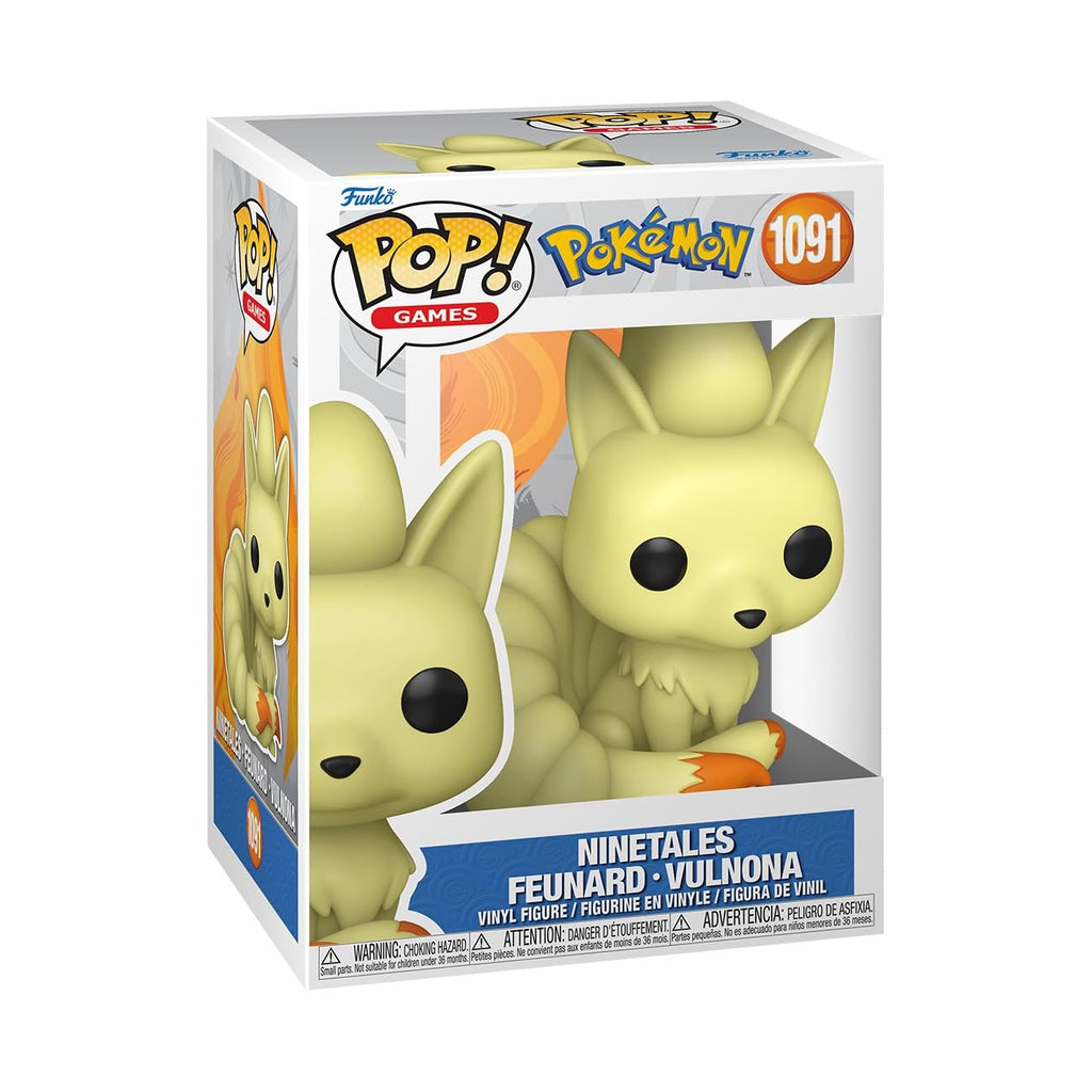 Collect the 100% authentic Funko Pop! Ninetails. Vinyl figure from Pokemon, perfect for any fan's display.