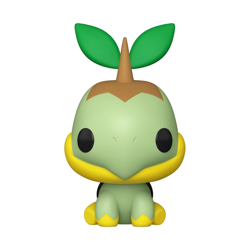 Adorable Funko POP! of Turtwig from Pokemon, featuring vibrant colors and detailed design. Verified by CuratCart.