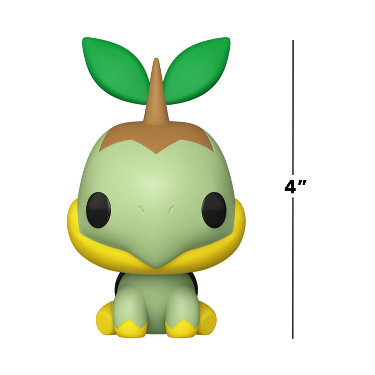 Premium imported Turtwig Funko POP figure from Pokémon, measuring 4 inches tall with vibrant colors.