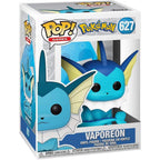 Premium imported Funko POP! figure of Vaporeon from Pokémon, featuring vibrant colors and unique design.