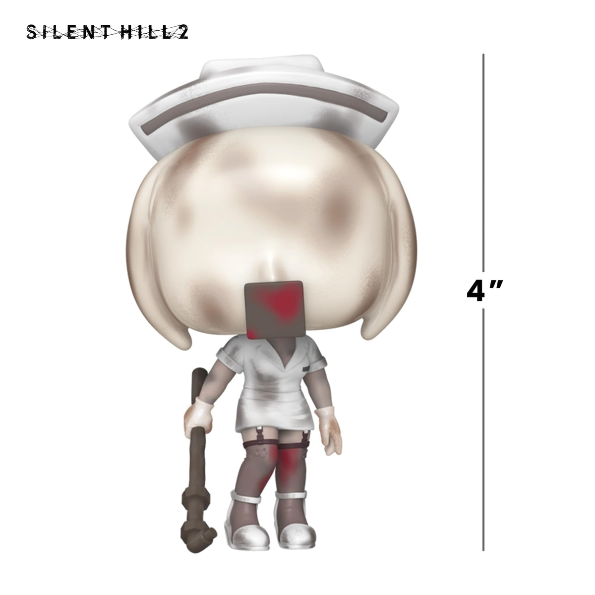 Premium imported Funko POP! of Nurse from Silent Hill, featuring iconic outfit and details, standing 4 inches tall.