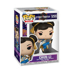 Authentic Funko Pop! vinyl figure of Chun-Li from Street Fighter 6, showcasing her iconic fighting pose and detailed design.