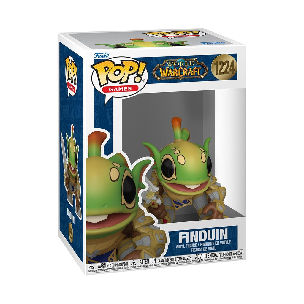 Discover the authentic Funko POP! Games Finduin from World of Warcraft. A must-have for collectors and fans alike!