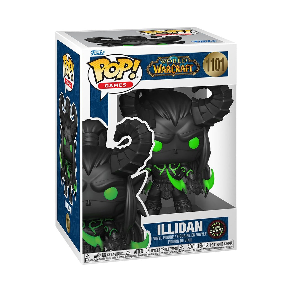Premium imported Funko POP! figure of Ilidan from World of Warcraft, featuring unique design and vibrant colors.