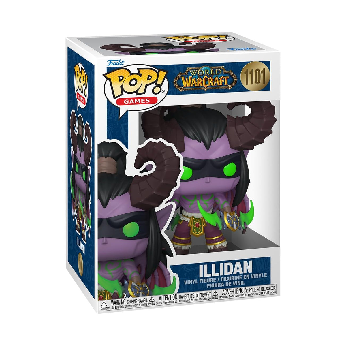 100% genuine Funko POP! Games Ilidan from World of Warcraft. Features vibrant colors and iconic design in collectible box.