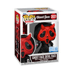 100% Authentic Funko POP! Ghost Face figure in devil mask. Includes vibrant details, boxed and collectible design.