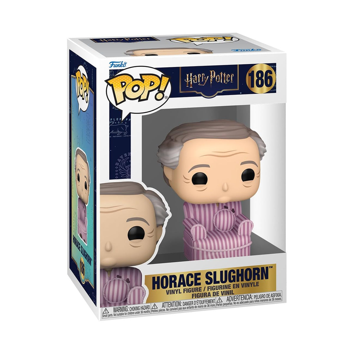 100% genuine Funko POP! of Horace Slughorn from Harry Potter. Collectible vinyl figure in box, ideal for fans.