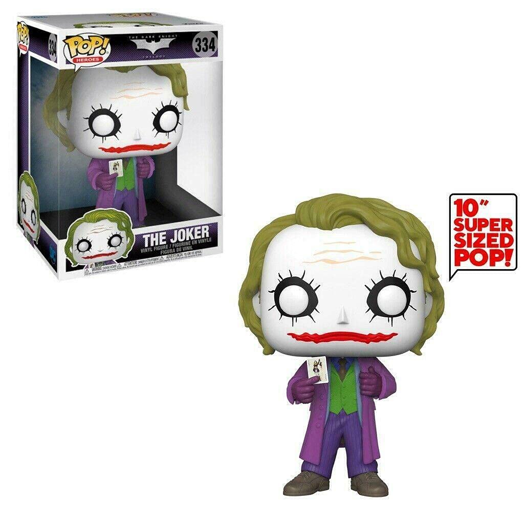 Authentic 10-inch Funko POP! of Joker from DC Comics, featuring vibrant colors and iconic details. 100% Genuine collectible.