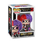 100% genuine Funko POP! Heroes figure of Harley Quinn from DC Comics, showcasing vibrant colors and unique design.