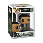 Authentic Funko Pop! Heroes figure of DC's Green Lantern, Jo, showcasing vibrant details in a stylish box.