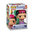 Authentic Funko POP! Icons Frida Kahlo vinyl figure, packaged in a colorful box with floral design and butterflies.