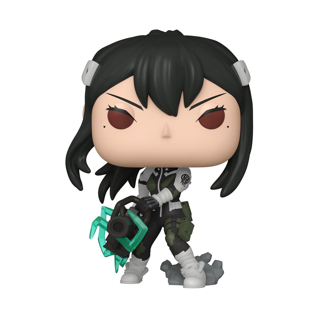 Mina Ashiro from Kaiju No. 8, holding a weapon. Available for order online, perfect for collectors!