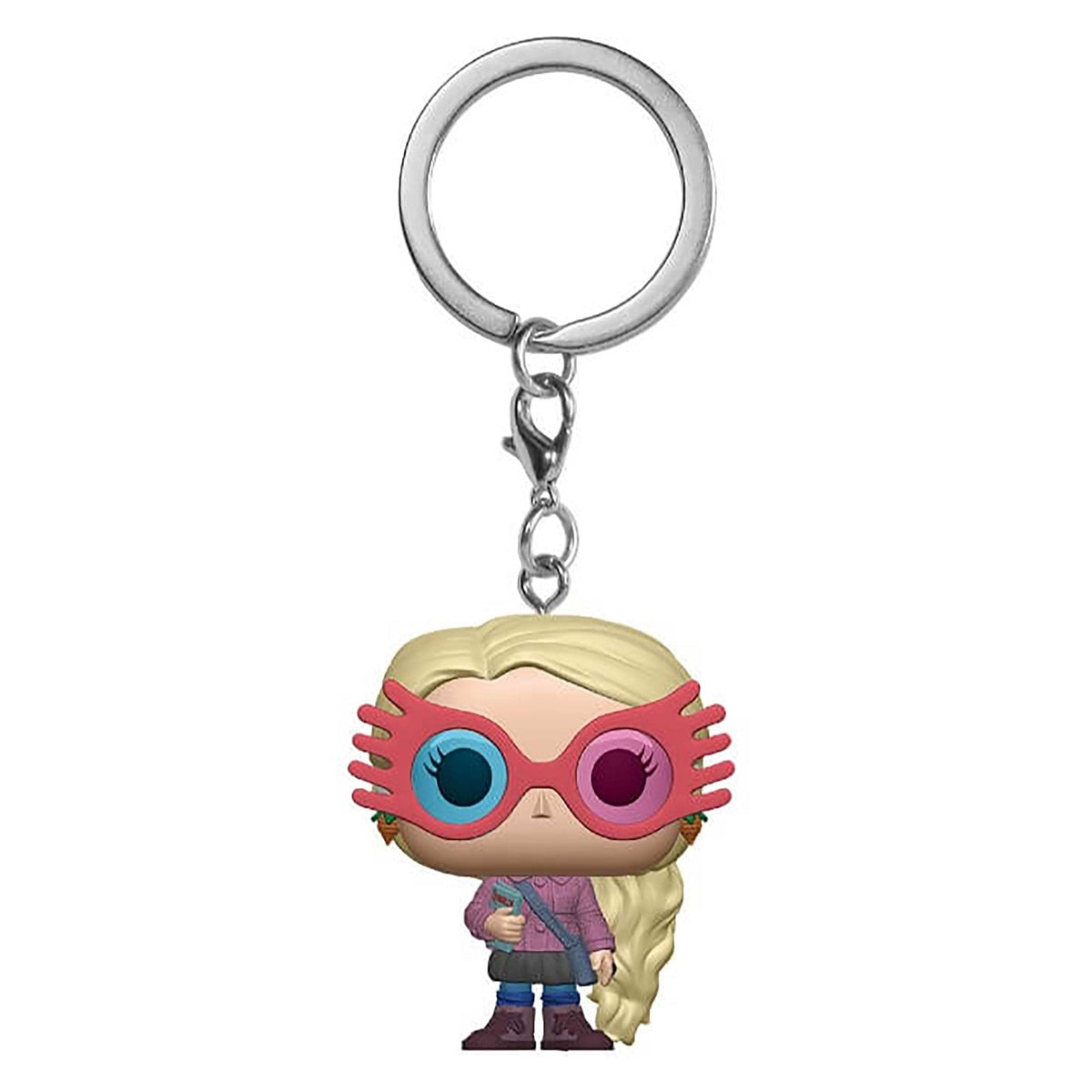 100% genuine Funko Pop! Keychain of Luna Lovegood from Harry Potter, featuring vibrant colors and detailed design.