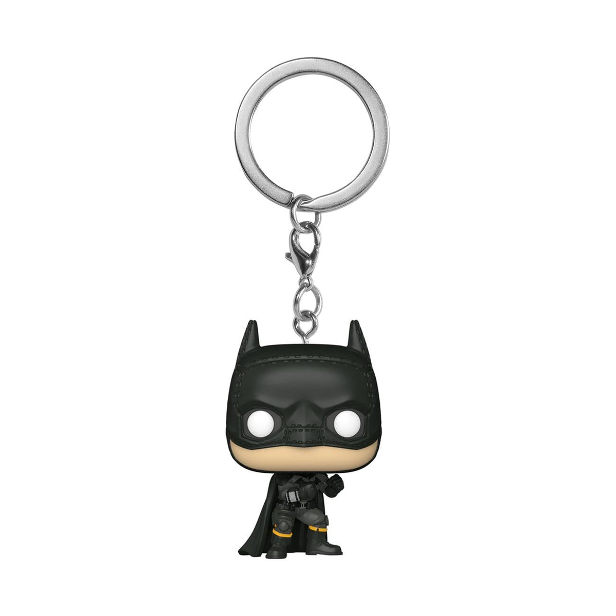 100% Genuine Batman keychain featuring an adorable figurine with a cape, perfect for fans and collectors.