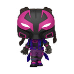 100% genuine Funko POP! Marvel: Across the Spider-Verse figure featuring a character with a black and pink costume.