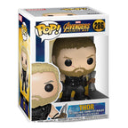 Authentic Funko POP! Marvel figure of Thor from Avengers Infinity War, featuring detailed design and bobblehead.