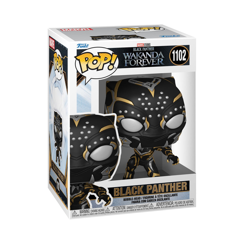 100% genuine Funko POP! Black Panther: Wakanda Forever figure. Features exquisite detailing and iconic design.