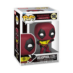 100% genuine Funko POP! figure of Deadpool from Marvel, featuring unique design and collectible packaging.