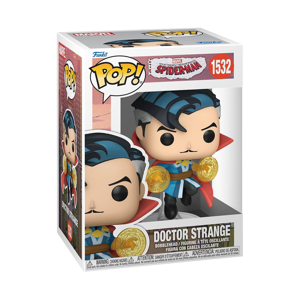 Authentic Doctor Strange Funko Pop! figure from Marvel's Friendly Neighborhood series. Perfect for collectors!