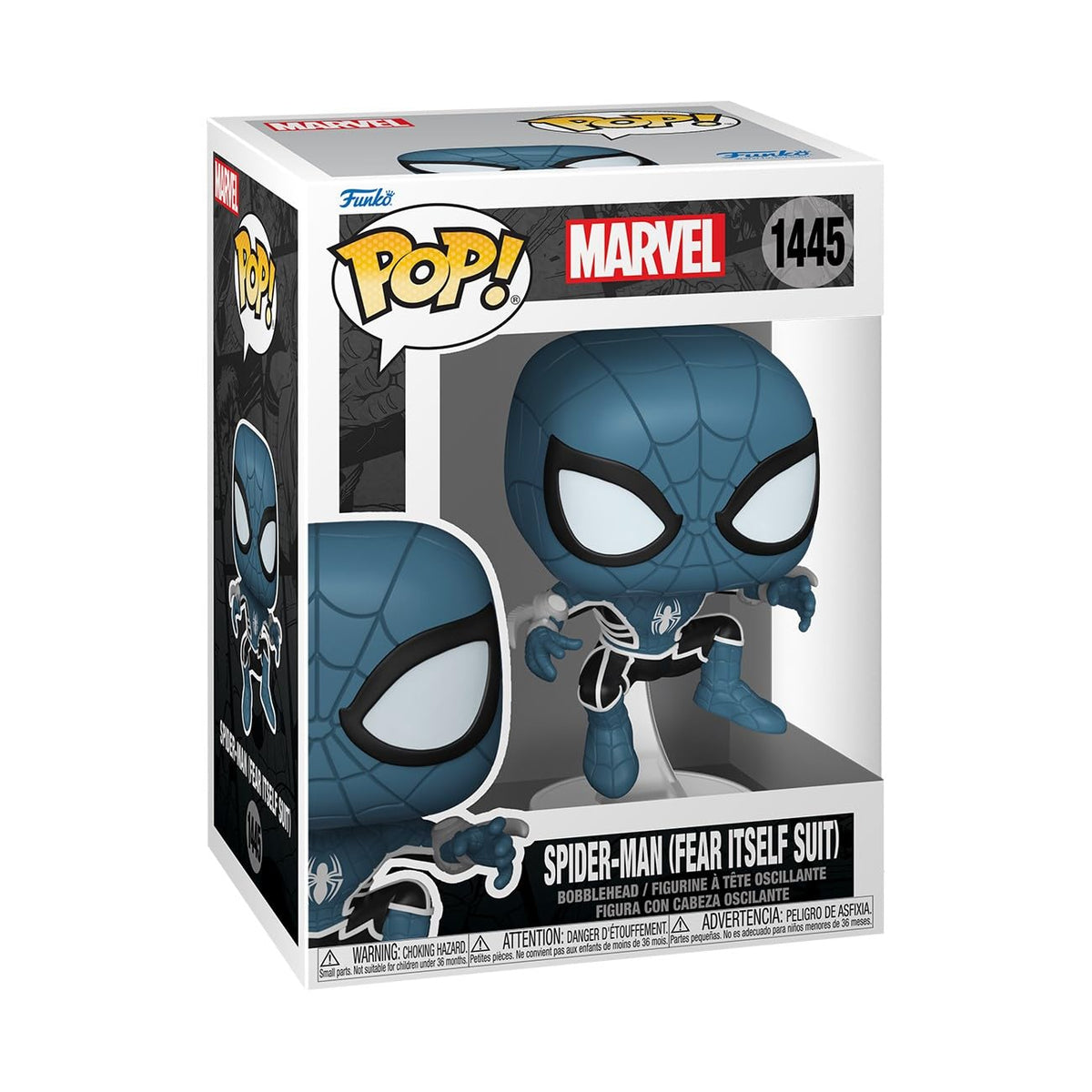 100% authentic Funko POP! Marvel figure of Spider-Man in his Asgardian costume, perfect for collectors.