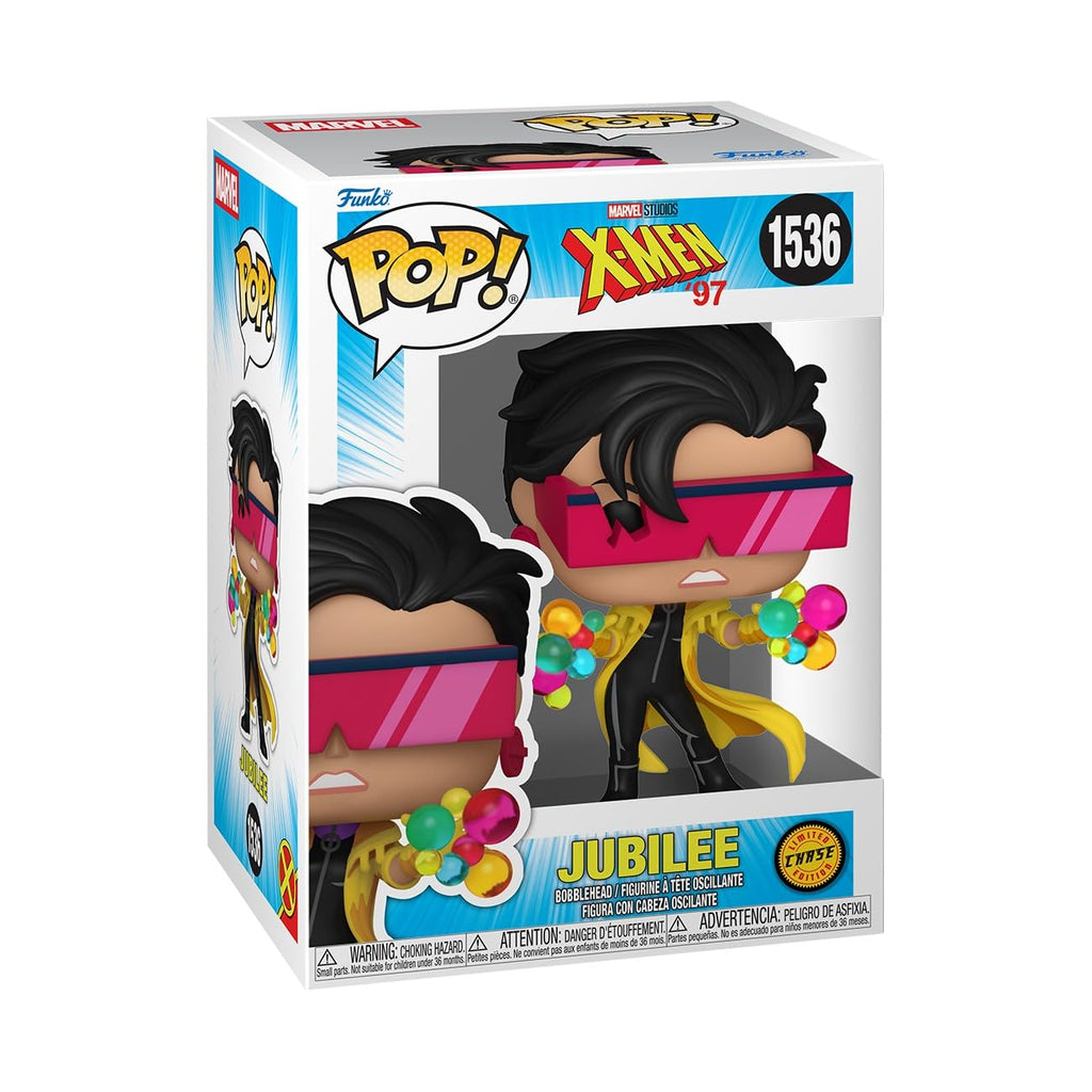 Premium imported Funko POP! Marvel Jubilee from X-Men '97, showcasing her vibrant outfit and iconic accessories.