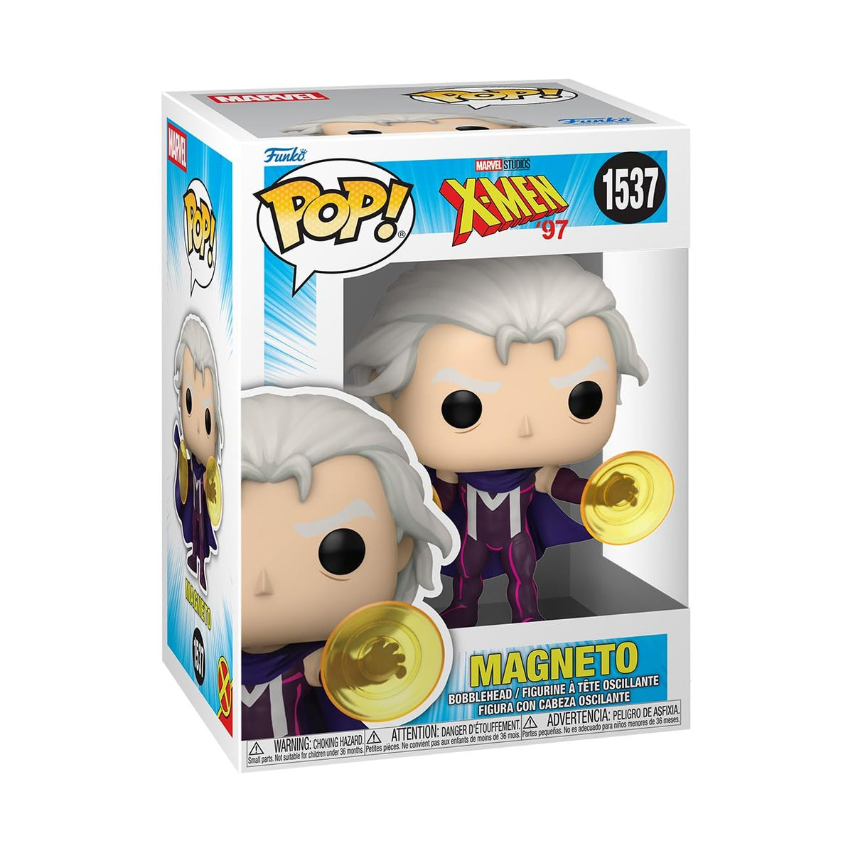 Discover this authentic Magneto Funko POP! figure from Marvel's X-Men '97. Ideal for collectors and fans alike.
