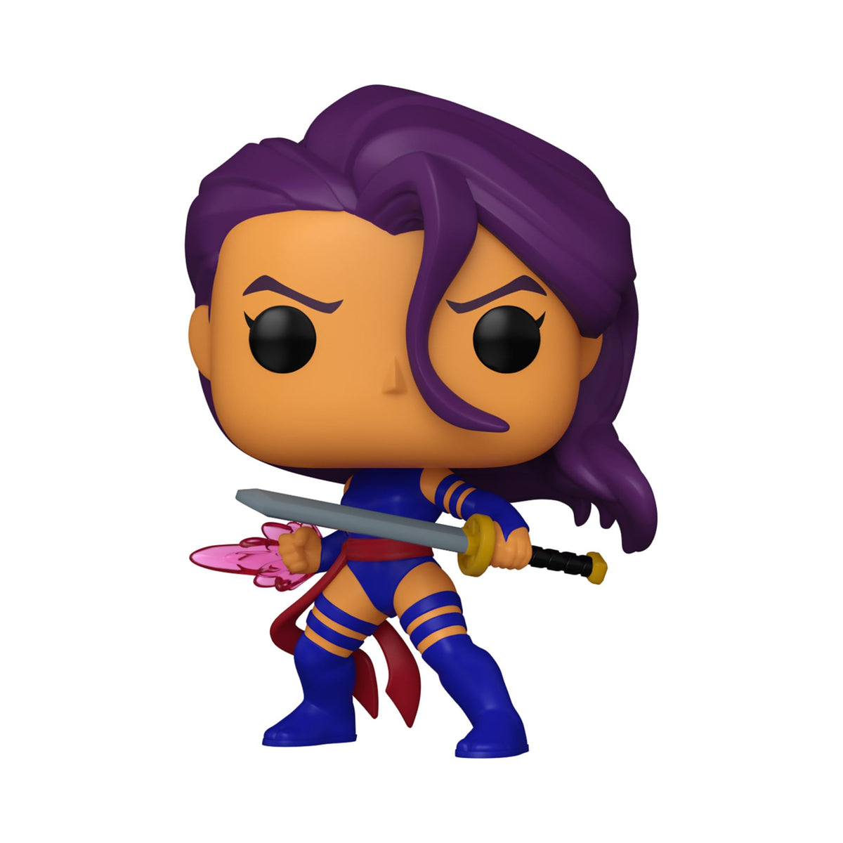 Funko Pop! Marvel: X-Men '97 Psylocke, featuring her iconic outfit and sword. Available online for order.