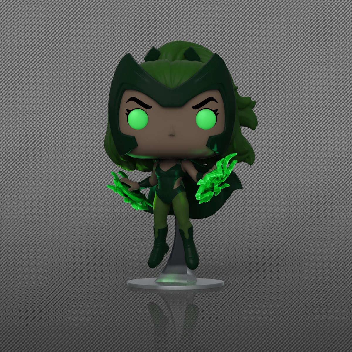 Premium imported Funko POP! of X-Men's Polaris, featuring glow-in-the-dark accents and intricate detailing.