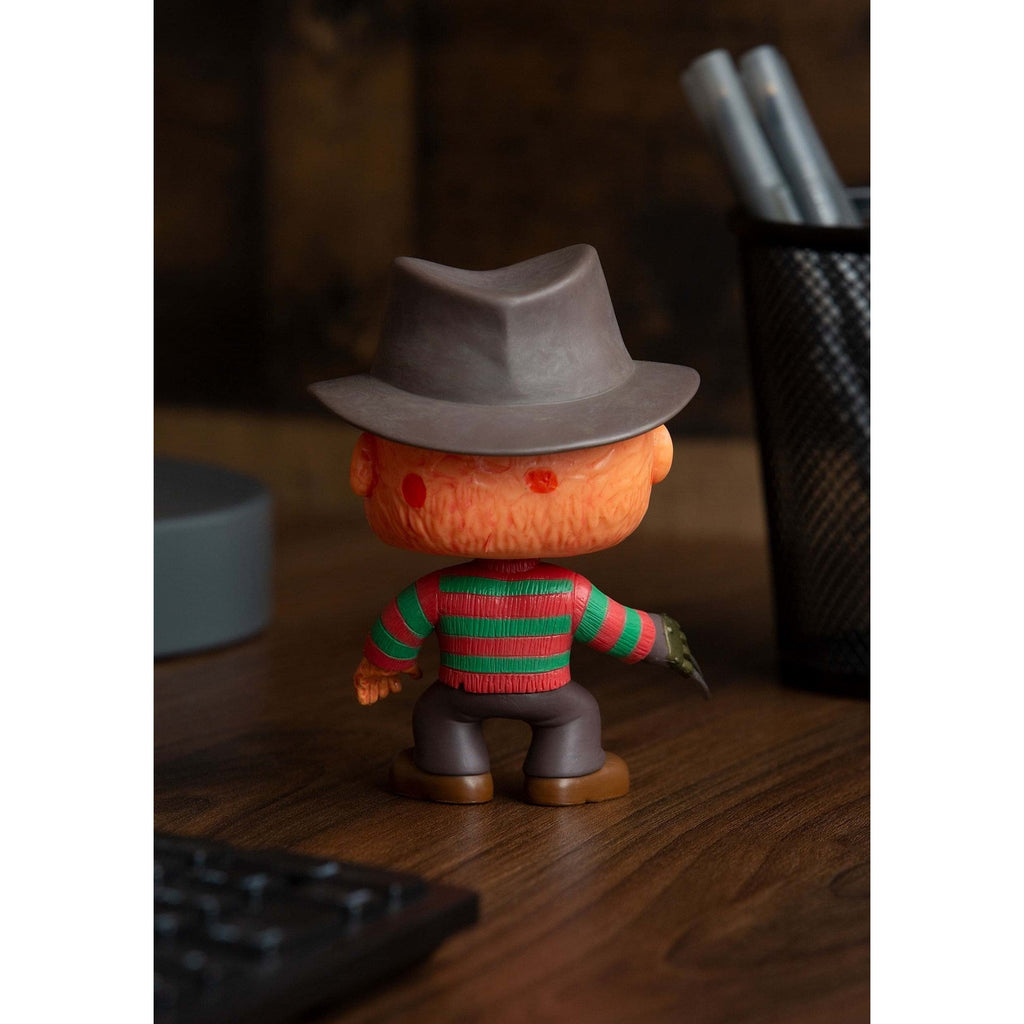 Freddy Krueger from A Nightmare on Elm St. Funko POP! figure, premium imported collectible for horror fans.