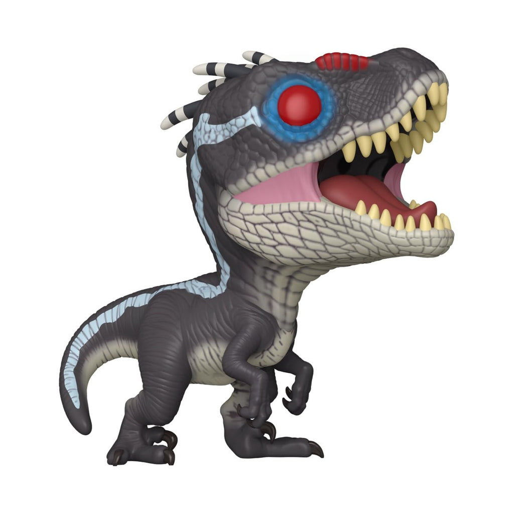 This Funko POP! features the Alpha dinosaur from Jurassic Park. Available online for order. Perfect for collectors!