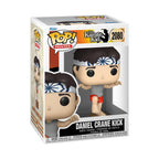 100% Genuine Funko Pop! figure of Daniel C from The Karate Kid, featuring his iconic crane kick pose. Authentic collectible.