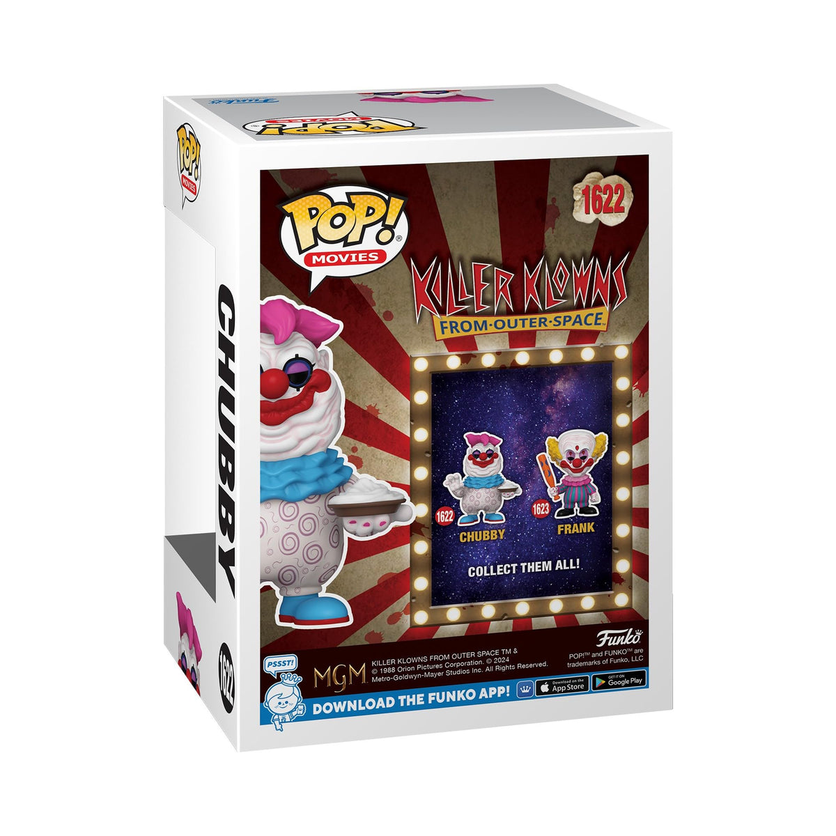 Premium imported Killer Klowns from Outer Space Funko POP! set featuring Chubby and Frank, perfect for collectors.