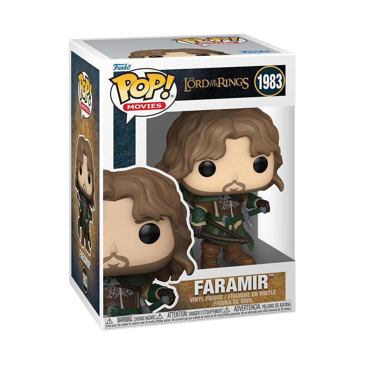 100% genuine Faramir Funko POP! figure from Lord of the Rings. Great collectible for fans and movie enthusiasts!