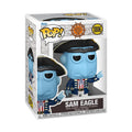 Authentic Sam Eagle Funko POP! from Muppet Treasure Island. Collectible vinyl figure in original box, perfect for fans!