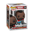 Authentic Funko POP! vinyl figure of Clubber Lang from Rocky, featuring vibrant details and a collectible box.