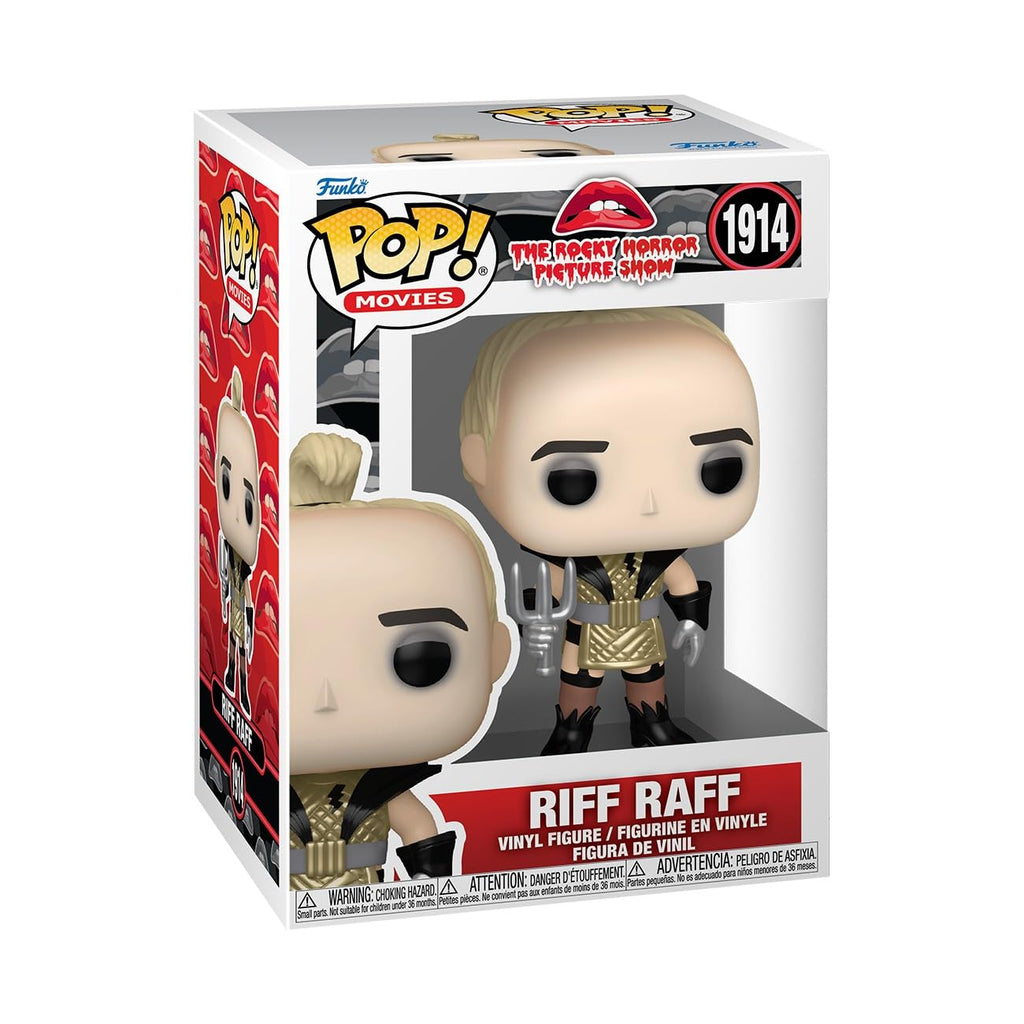 100% authentic Riff Raff Funko Pop! from Rocky Horror Picture Show, featuring detailed vinyl design and packaging.