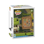 Premium imported Funko POP! Movies Shrek figure. Shrek stands proudly, surrounded by iconic characters from the beloved DreamWorks film.