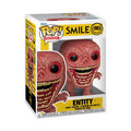 Authentic Funko POP! Movies Smile Entity figure, featuring a smiling red monster with exaggerated facial features in a collectible box.