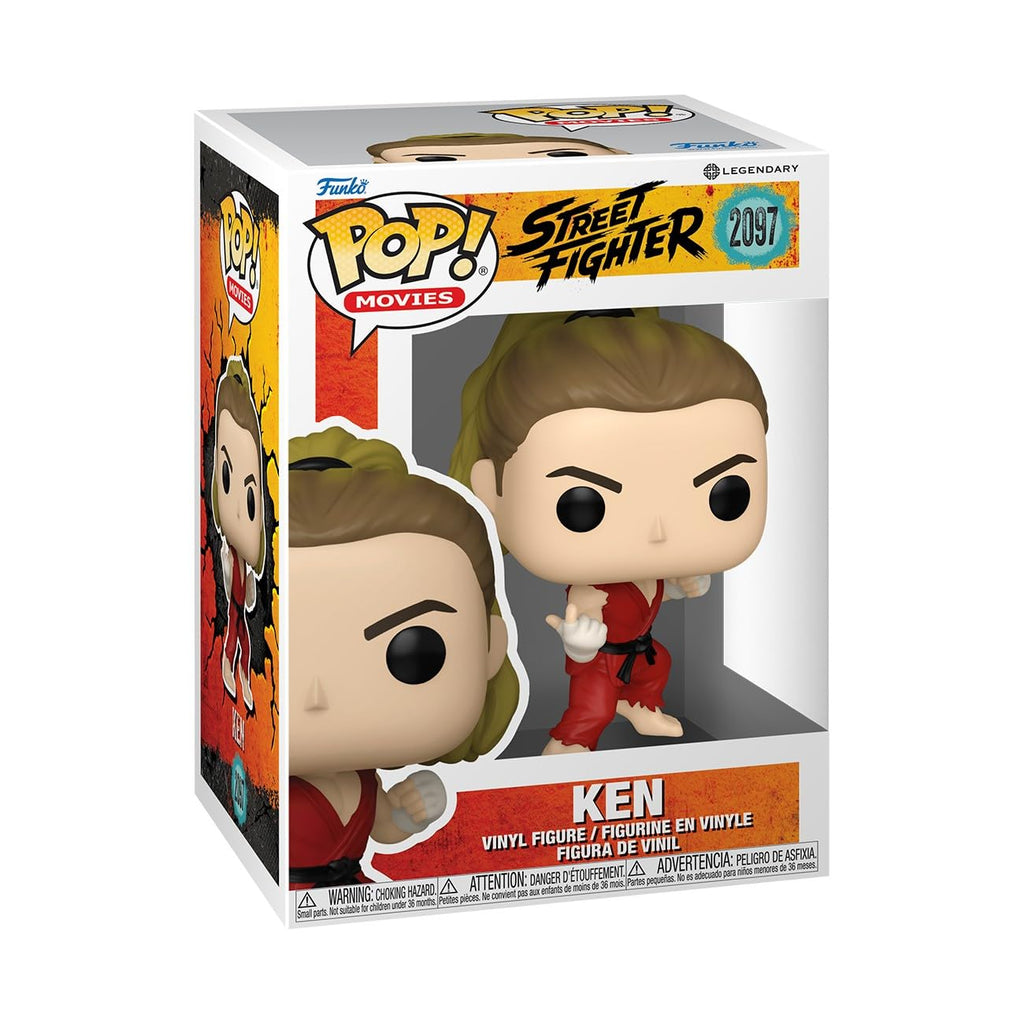 This 100% genuine Funko Pop! features Ken from Street Fighter in a vibrant box. Perfect for collectors!