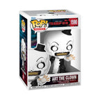 100% genuine Funko POP! of Art the Clown from the movie Terrifier, featuring detailed design in collectible packaging.