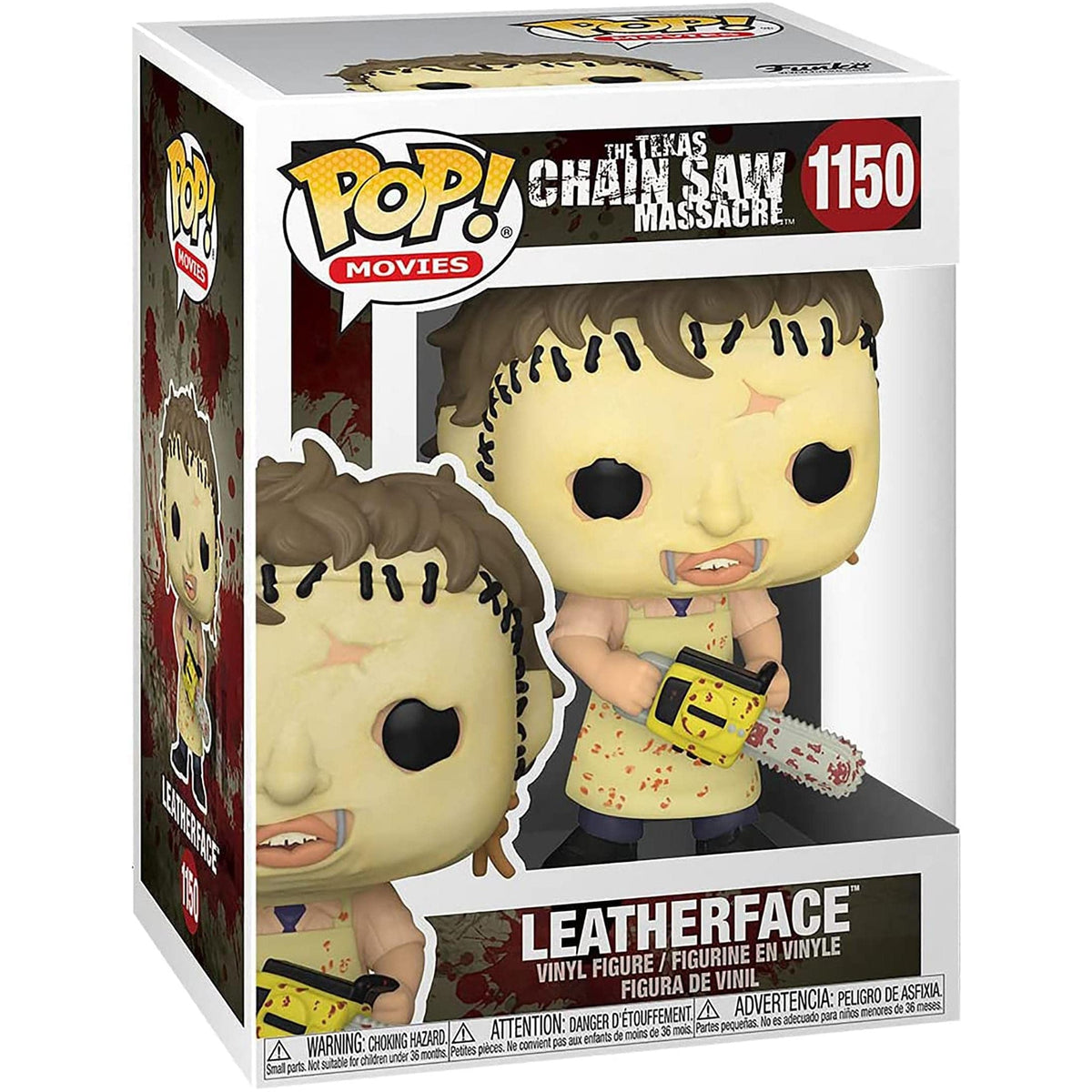 Collectible Leatherface Funko POP! from Texas Chainsaw Massacre. Available to order online now!