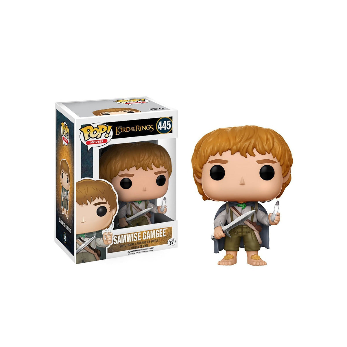 Authentic Funko POP Samwise Gamgee from The Lord of the Rings. Perfect collectible for fans, featuring detailed design.