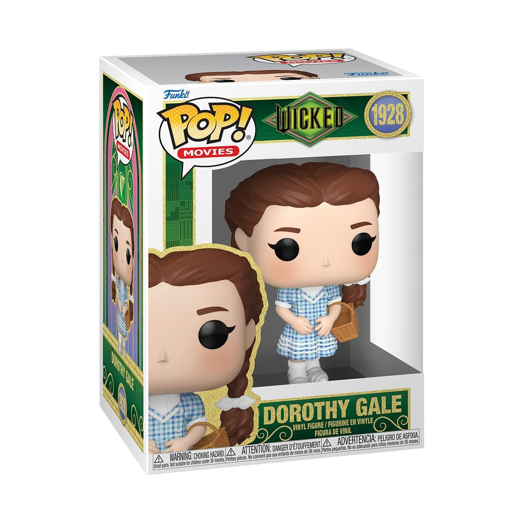 Authentic Funko Pop! figure of Dorothy from Wicked Pt. 2, featuring her iconic outfit and accessories. Perfect for collectors!
