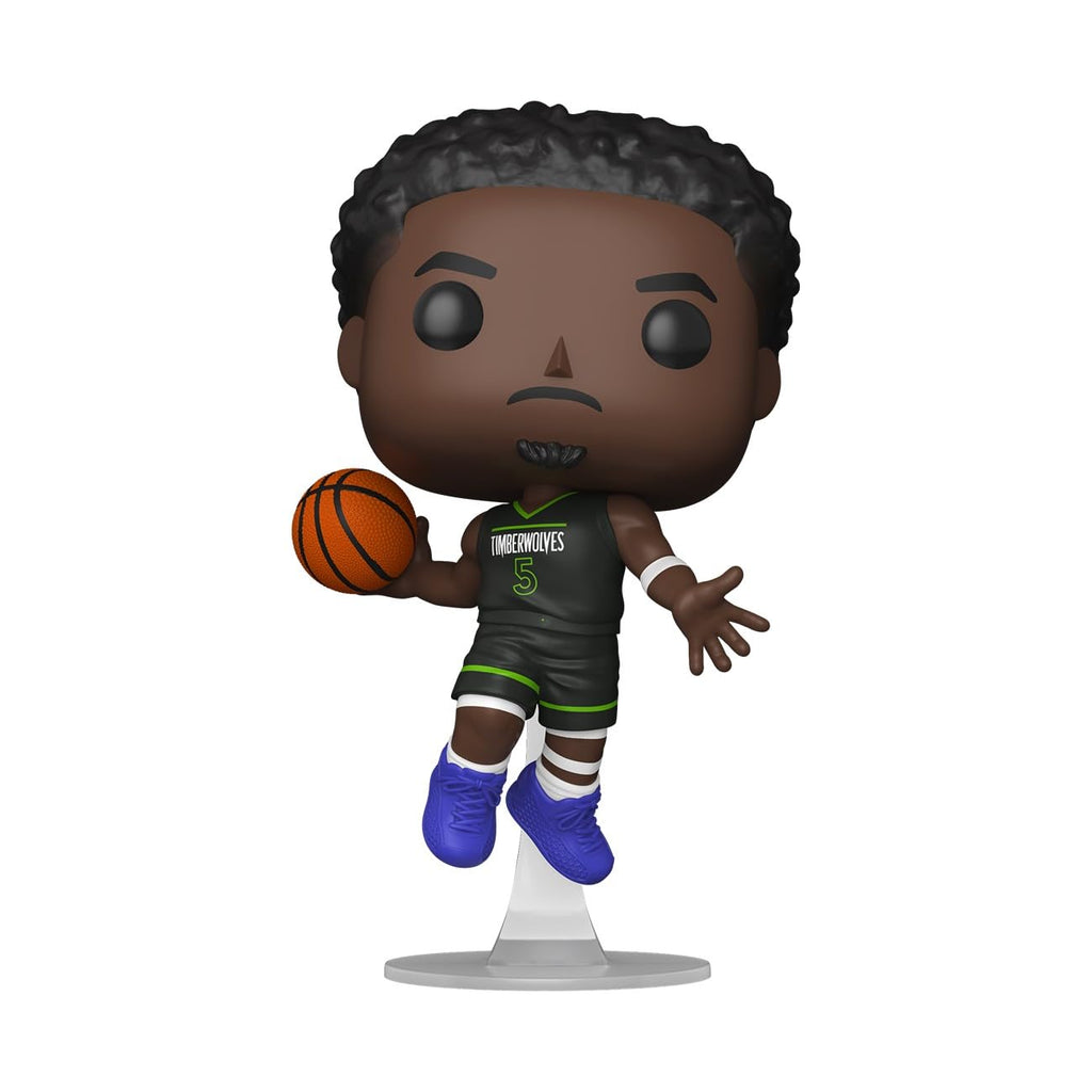 Collectible Funko POP! figure of Anthony Edwards in Timberwolves uniform, available for ordering online. Limited stock!