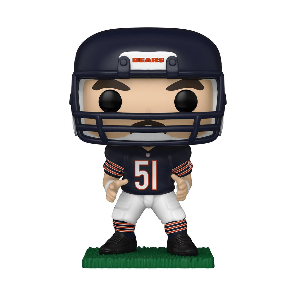 Collect the Funko POP NFL Dick Butkus figure, showcasing Bears' iconic linebacker in a detailed design. Available for order online!