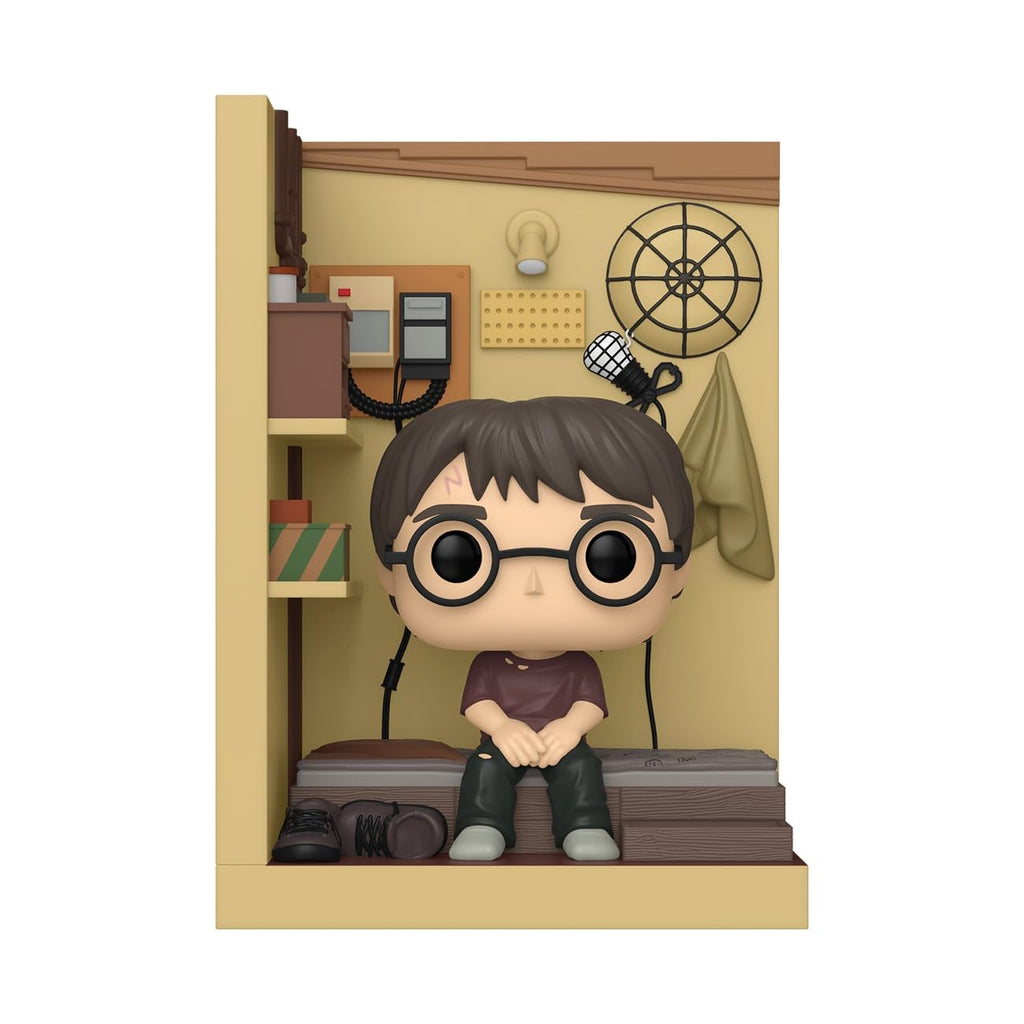 Funko POP! Nooks Harry Potter figure depicts Harry in his room at the Dursleys. Available online, order now!