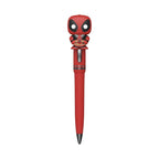 Bright red pen featuring a Deadpool Funko Pop! topper. Order now to add a collectible touch to your writing. Available in India.