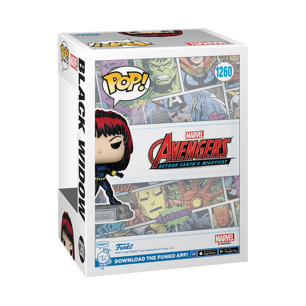 Premium imported Funko Pop! Black Widow from The Avengers: Earth's Mightiest Heroes, perfect for Marvel collectors.