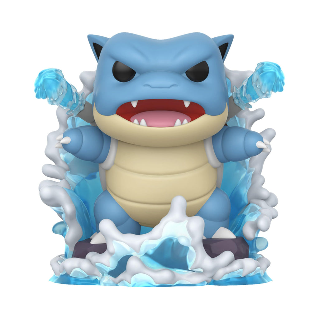 Shop the Funko Pop! Blastoise figure, capturing the iconic Pokemon in stunning detail with water effects. Order online now!