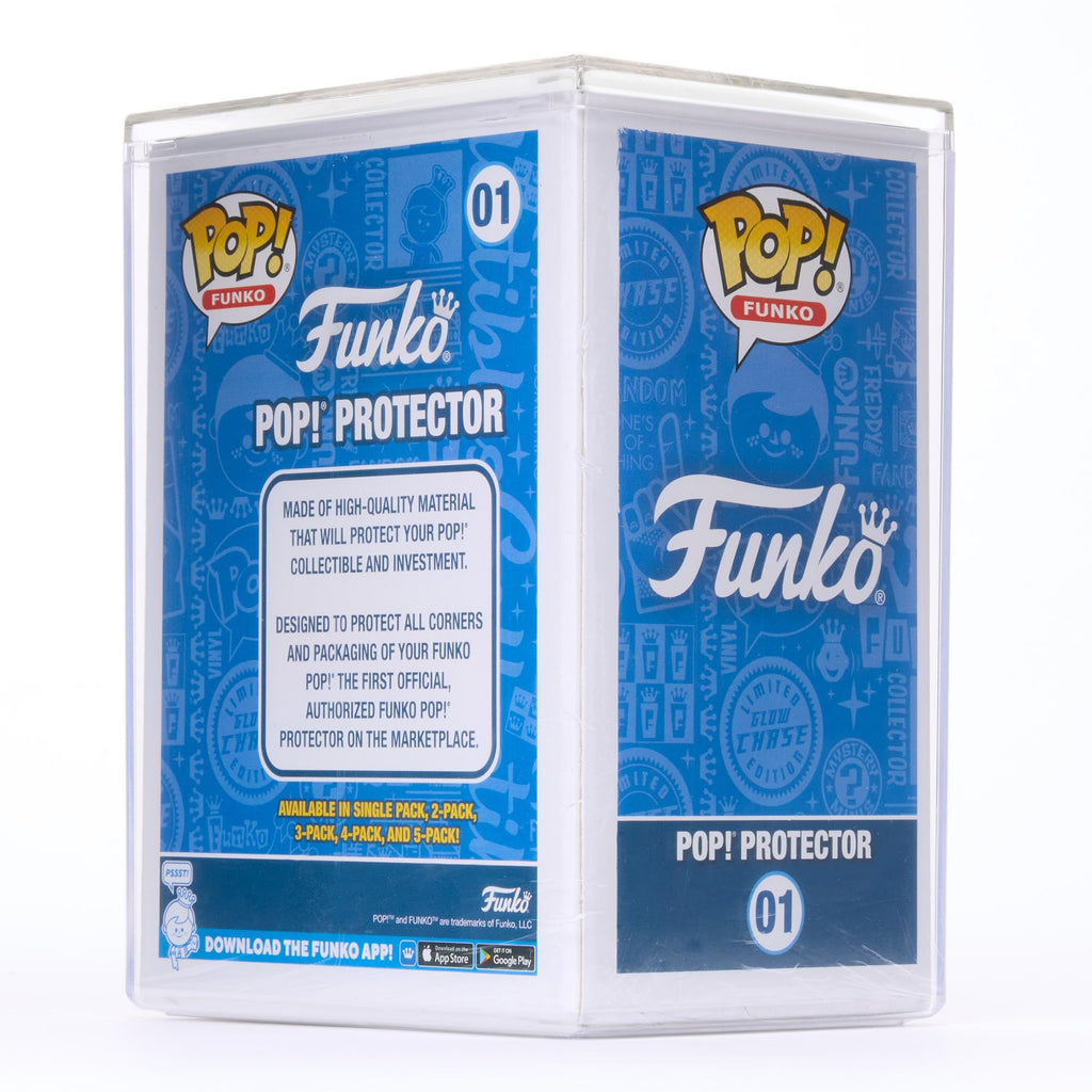 Premium imported Funko Pop protector made of durable material to safeguard your collectible investment.
